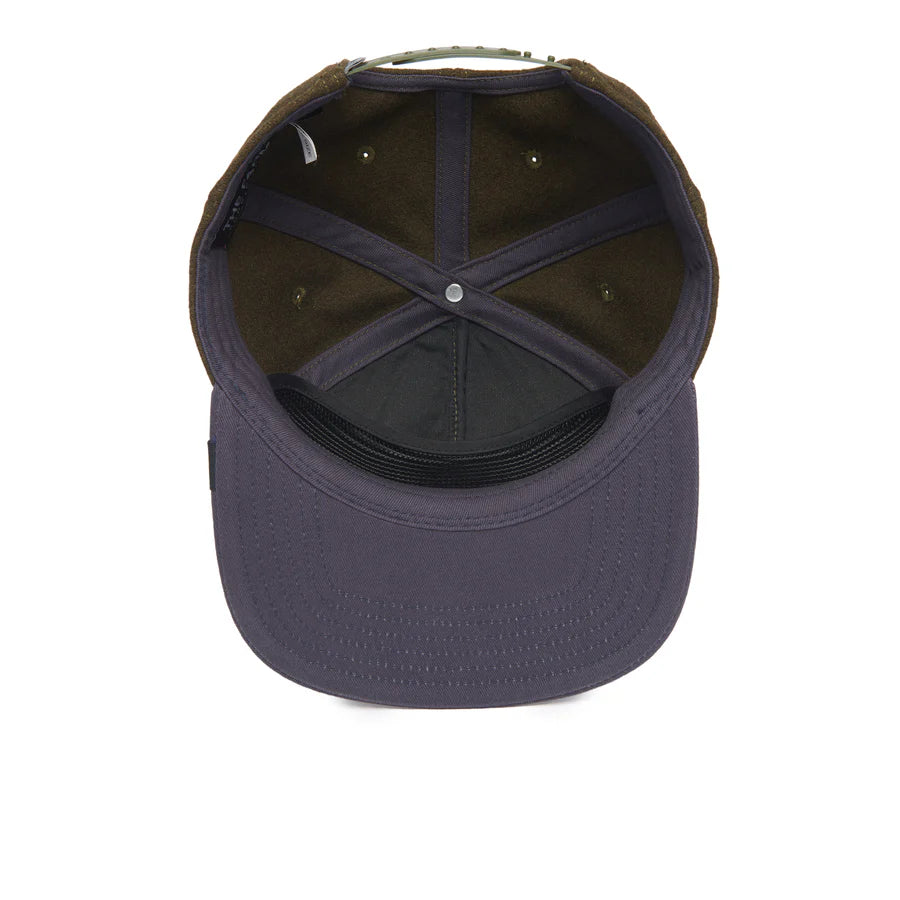 Goorin Bros Flat Bill Cap - Bad Boy Olive