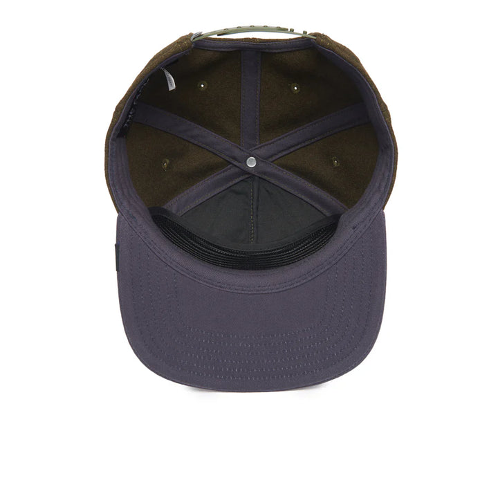 Goorin Bros Flat Bill Cap - Bad Boy Olive