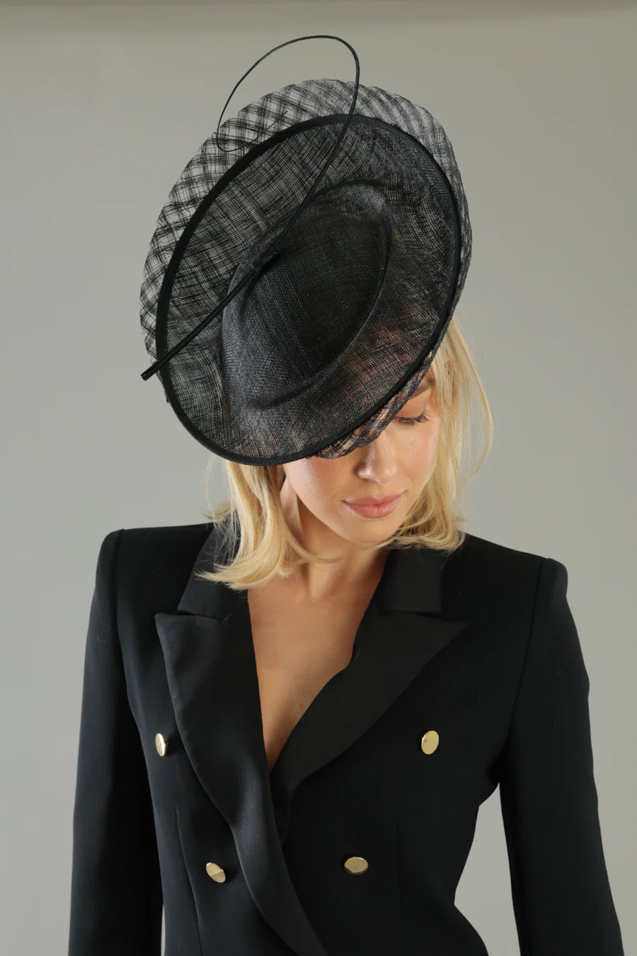 Maeve Fascinator Black