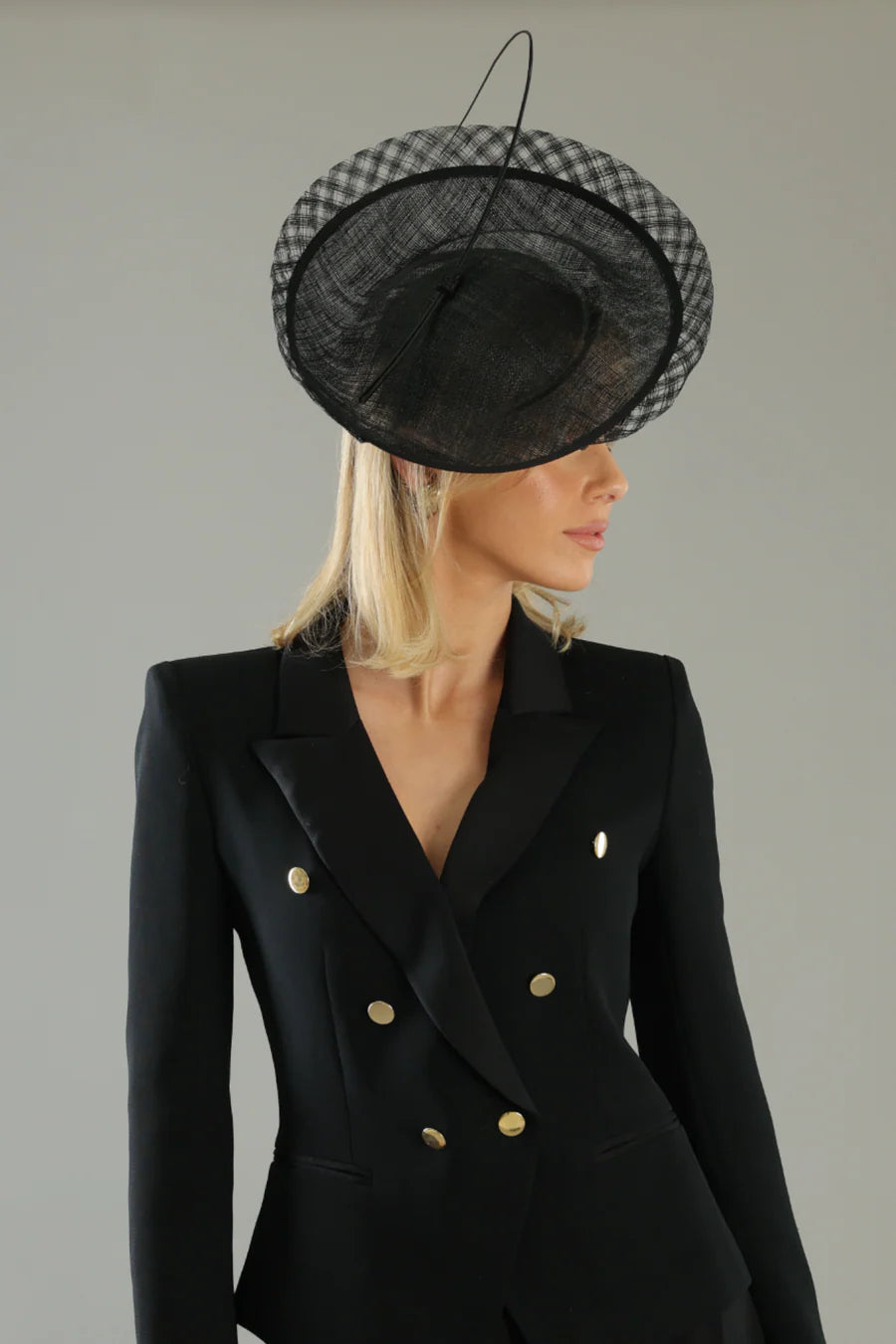 Maeve Fascinator Black