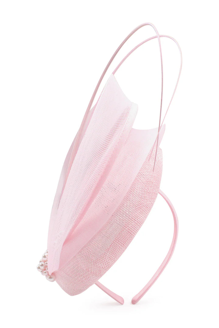 Molly Fascinator - Blush