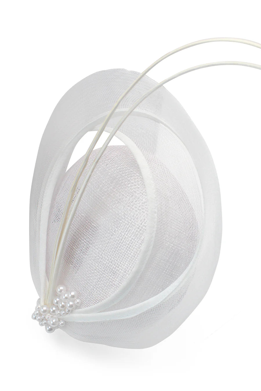 Molly Fascinator - White