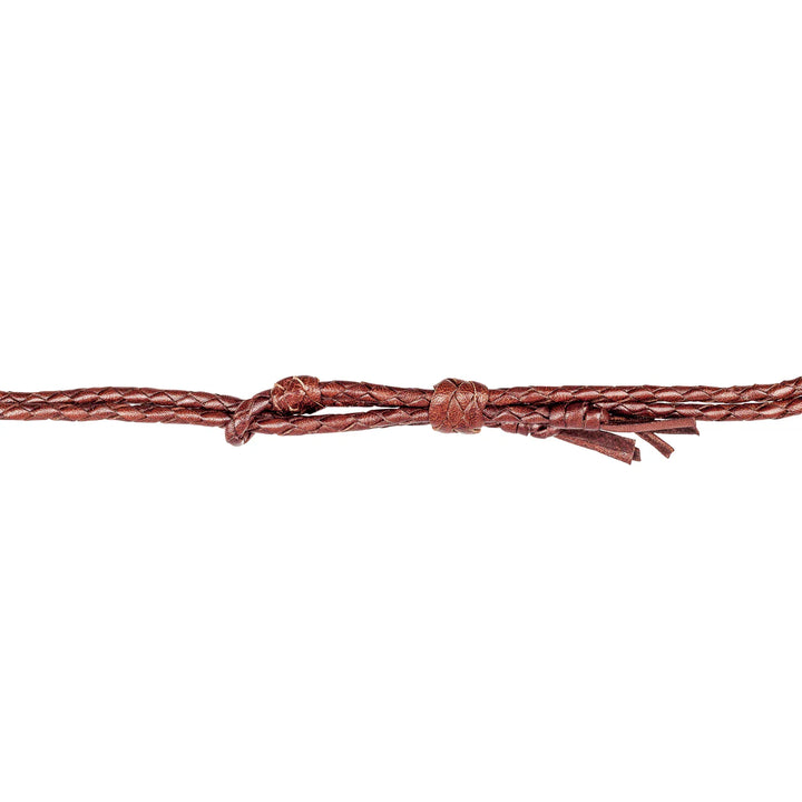Leather Hat Band - Double Round
