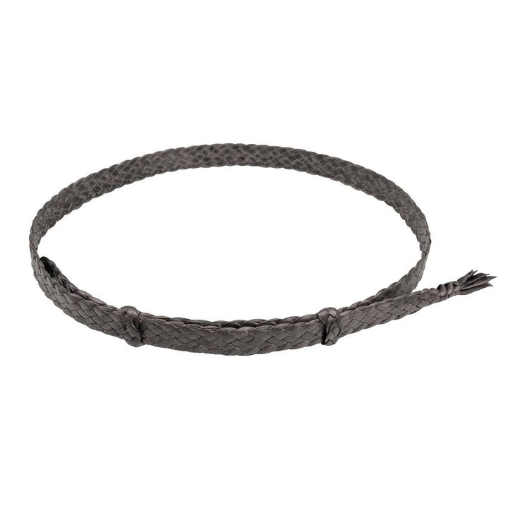 Leather Hat Band - 6 Plait Flat