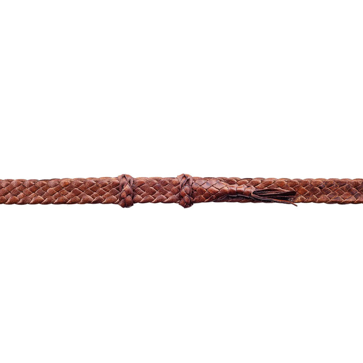 Leather Hat Band - 6 Plait Flat