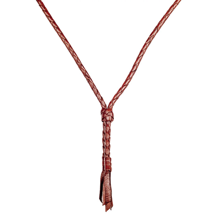 Leather Chin Strap - 4 Plait Round