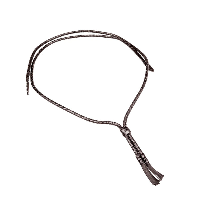 Leather Chin Strap - 4 Plait Round