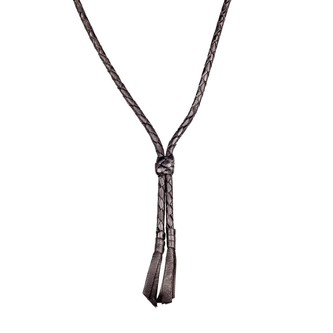 Leather Chin Strap - 4 Plait Round