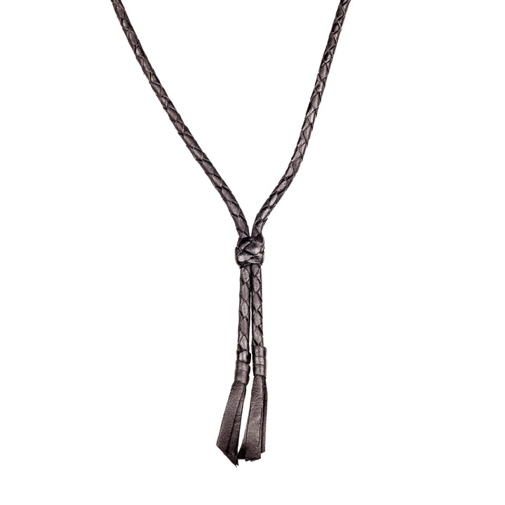 Leather Chin Strap - 4 Plait Round