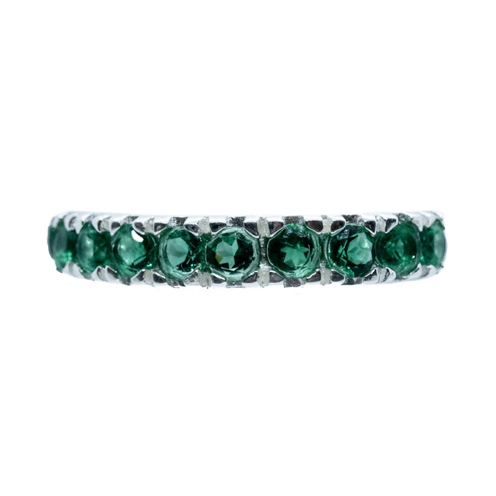 Green Quartz Stacker Ring